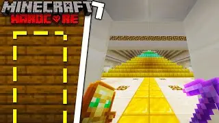 I Built THE ULTIMATE Secret Base in Minecraft Hardcore!