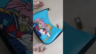Расписываю сумку в стиле аниме Сейлор Мун #craft #sailormoon #drawing #bagpainting