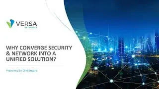 What's the value of converging the security and network data plane?