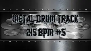 Aggressive Thrash Metal Drum Track 215 BPM | Preset 3.0 (HQ,HD)