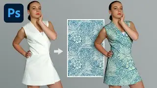 Agrega un PATRÓN de Diseño a la ROPA Fácil 👗 Photoshop