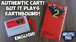Mother 2 Authentic Cartridge But It Plays Earthbound In English! Cheap Translation Mod!