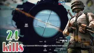 24 squad kills!  Pubg Mobile Gameplay #3