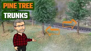 Amazing Model Tree Trunks for Model Railroad Scenery