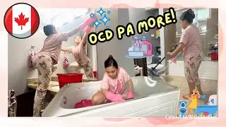NAG-DEEP CLEANING NG BANYO SA BAGONG BAHAY 🫧🧽 ANG HIRAP NG MAY OCD! 🙃