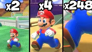 What if Mario gets BIGGER Every Level in Super Mario 3D World...