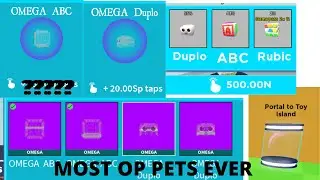 I MADE OMEGA TOY PETS ON TAPPING SIMULATOR!! *10SP+STATS*