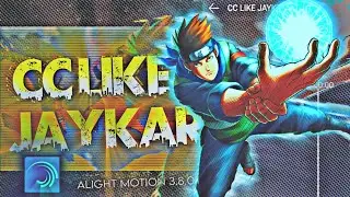 CC LIKE JAYKAR WITH PRESET ALIGHT MOTION TUTORIAL