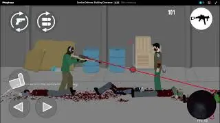 Playing zombie game