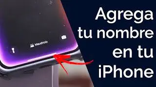 AGREGA tu NOMBRE en la PANTALLA DE BLOQUEO de tu IPHONE