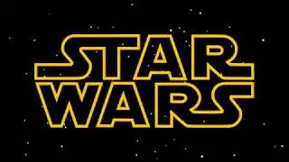 Star Wars titles recreated using After Effects
