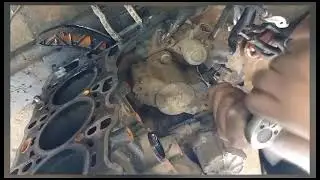 2017 Mercedes benz C220D engine overhauling part 1