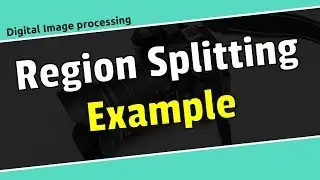 Region splitting in digital image processing in bangla\image processing bangla tutorial.