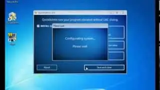 Elevated shortcut with QuickAdmin