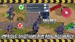HOW TO IMPROVE SHOTGUN AIM AND ACCURACY | CLOSE RANGE FIGHTS | TIPS AND TRICKS (CODM BR) TUTORIAL