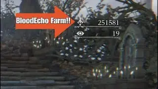 Bloodborne- Easy BloodEcho Farm