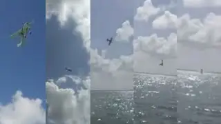 Plane used for gender reveal crashes in Cancun