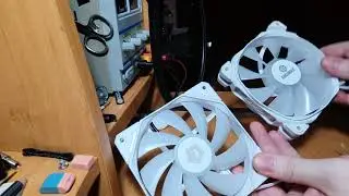 Ставим ID-Cooling TF-12025-White в Enermax T50 AXE ARGB White