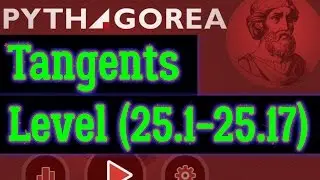 Pythagorea Tangents Complete Level (25.1-25.17) solution walkthrough