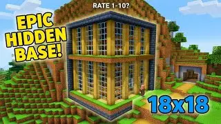 I Built the Cleanest 2 Floor Mountain House in Minecraft