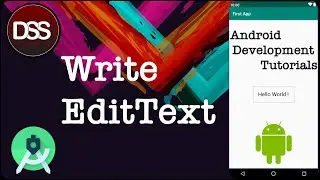 Write TextView with EditText |Android Studio Tutorial For Beginners - 9|Android App Development 2020