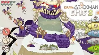 Слуги Хинкали напали на жителей города в игре Draw a stickman: Epic 2 #6😡