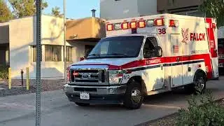 Falck San Diego Medic 38 responding to a L2 Medical Aid