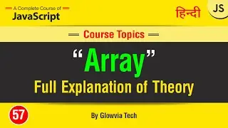 What is Array in JavaScript  || Array Full Explanation of Theory Tutorial in Hindi/Urdu