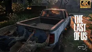 THE LAST OF US:Starting a car Push Start/BEST SCENE FROM THE GAME//RTX 4K