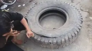 Чего только не придумают из автомобильных шин!