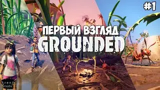 ПЕРВЫЙ ВЗГЛЯД Grounded! Grounded НОВЫЙ The Forest?! Grounded ПРОХОЖДЕНИЕ #1! - Grounded