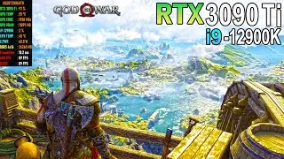 RTX 3090 Ti : God of War 4K Ultra Settings | i9-12900K | DDR5 Ram