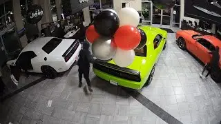 RAW: Thieves steal 6 sports cars from Kentucky dealership in under 45 seconds