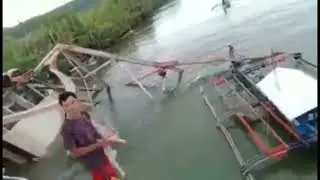 Loay bridge in Bohol collapsed | Miel&Chel LOVEvlogs