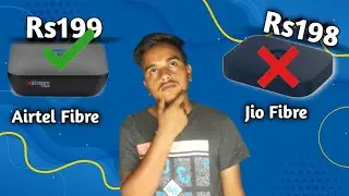 Jio Fiber 198 Vs Airtel Xstream Fiber 199 || 10 Mbps Speed Is Good Or Bad