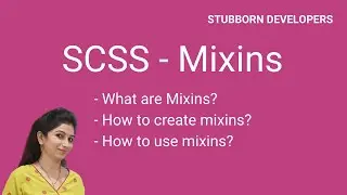 Mixins in SCSS in Hindi 2021