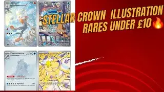 5 pokemon illustrations rares under £10! stellar crown