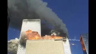 WTC #2 sways for 5 minutes after Impact [2x speed]