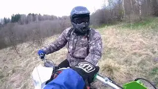 Крутая покатуха в Кр. Бор. Часть 2. Motoland wrx 250 lite, Motoland xr 250 lite. 