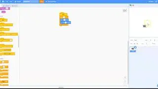 Drawing a square through coding with Scratch
