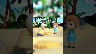 Made Sand Figures | Funny Cartoon Episode for Kids | Dolly and Friends Adventures