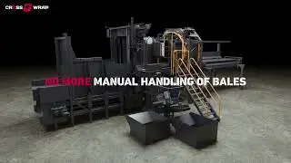 Cross Wrap | Concept for recycled material bale handling