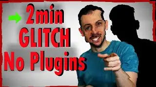 Como hacer EFECTO GLITCH en AFTER EFFECTS 👈🏿 RÁPIDO y FÁCIL ➡️ SIN PLUGINS externos(2 MIN) 👇