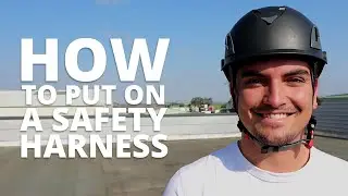 How to put on a Safety Harness - Fall protection - Working at height