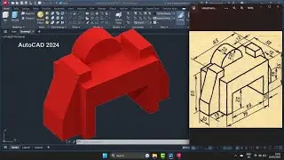 Tutorial AutoCAD 2024 pemula 3D | 8 | Bahasa Indonesia