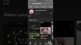 escreve no segundo canal da minha prima o nome é Lara unicórnio
