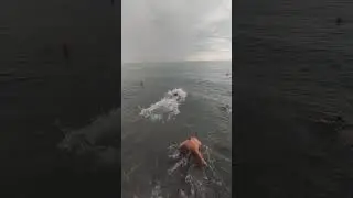 первый нырок в море в 2024году