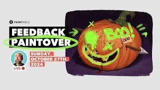 Paintover Feedback - Pumpkin Carving Challenge 2024