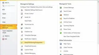 Team Helpdesk for Outlook - Generate support cases from Incoming emails on the fly