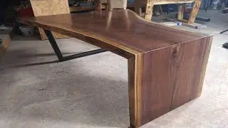 Modern Waterfall Table DIY For Beginners
